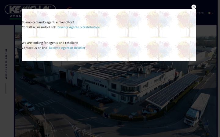 Screenshot van kemichal.it