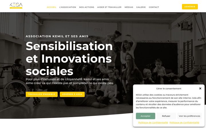 Screenshot of kemiletsesamis.org