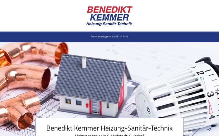 Screenshot of kemmer-heizung.de