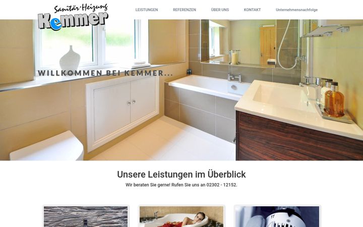 Screenshot of kemmer-witten.de