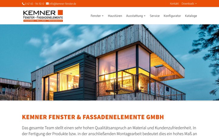 Screenshot of kemner-fenster.de