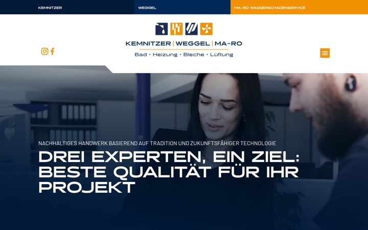 Screenshot of kemnitzer-gruppe.de