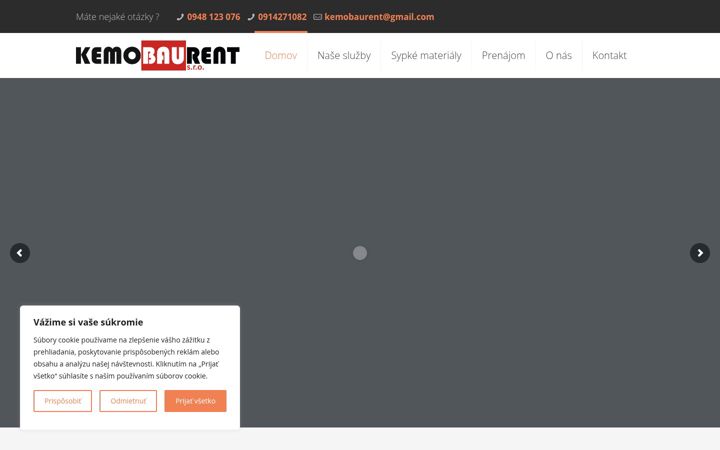 Screenshot of kemobaurent.sk