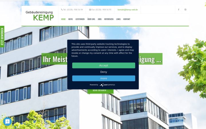 Screenshot of kemp-web.de