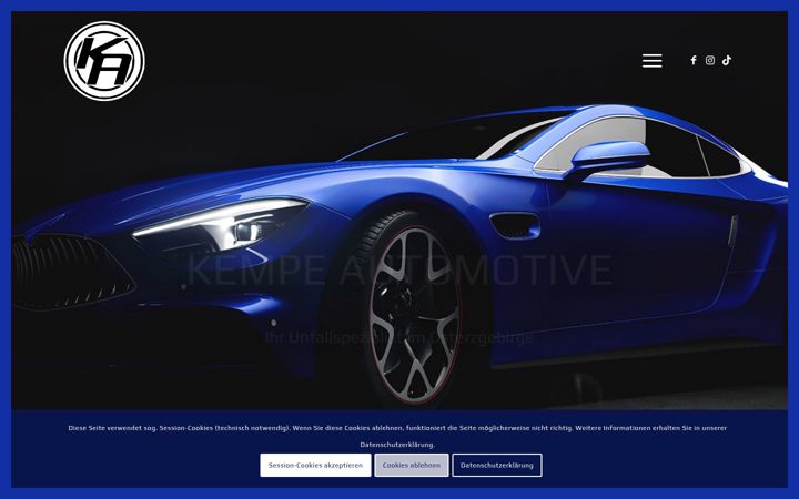 Screenshot of kempe-automotive.de