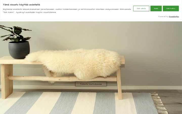 Screenshot of kempeleenmattokutomo.fi