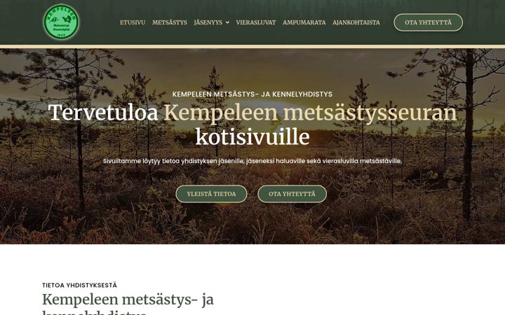 Screenshot von kempeleenmetsastys.com