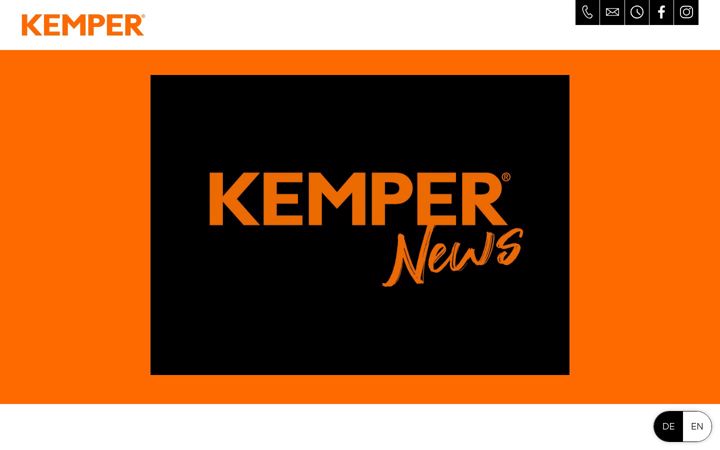 Screenshot of kemper-news.de