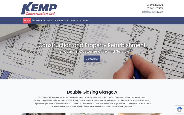 Screenshot of kempltd.com