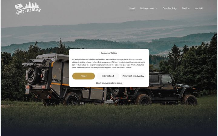 Screenshot of kempujbezhranic.sk