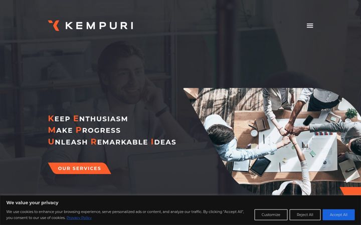 Screenshot of kempuri.com