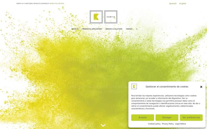 Screenshot of kemtia.com