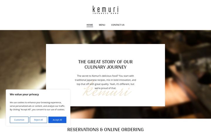 Screenshot of kemuri-baru.com