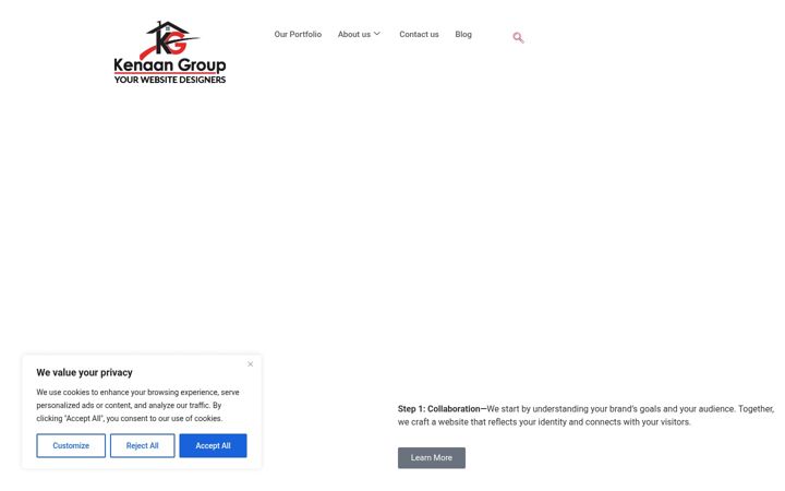Screenshot of kenaangroup.com