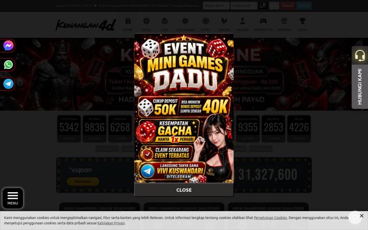 Екранна снимка на kenangan4ditadori.com