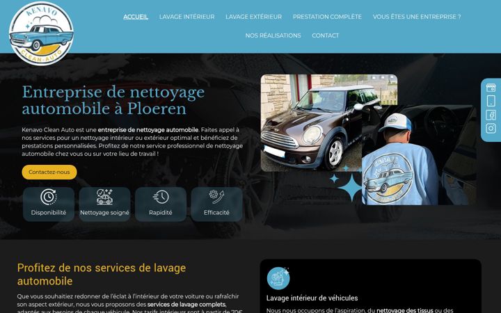 Screenshot of kenavocleanauto.fr