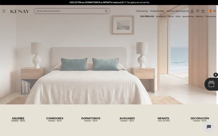 Screenshot of kenayhome.com