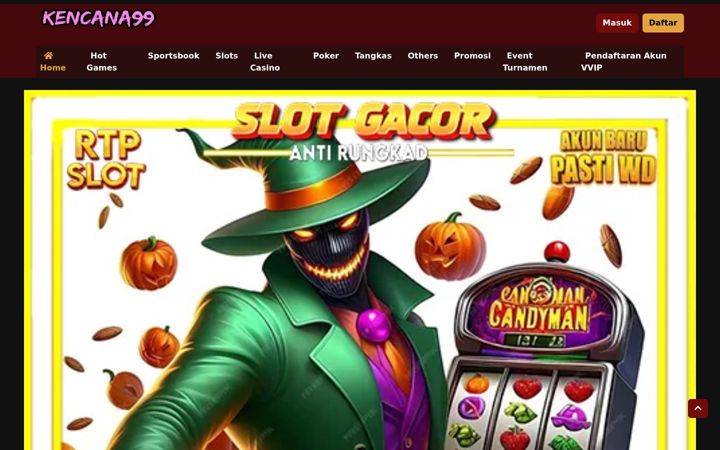 Screenshot di kencana99.net