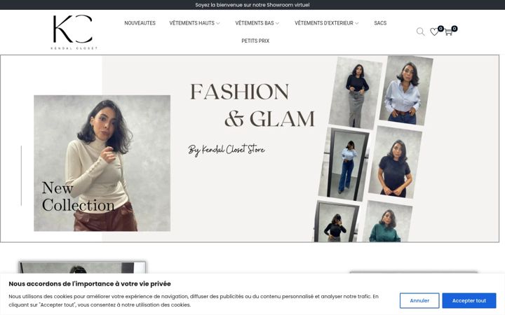 Screenshot of kendalclosetstore.com