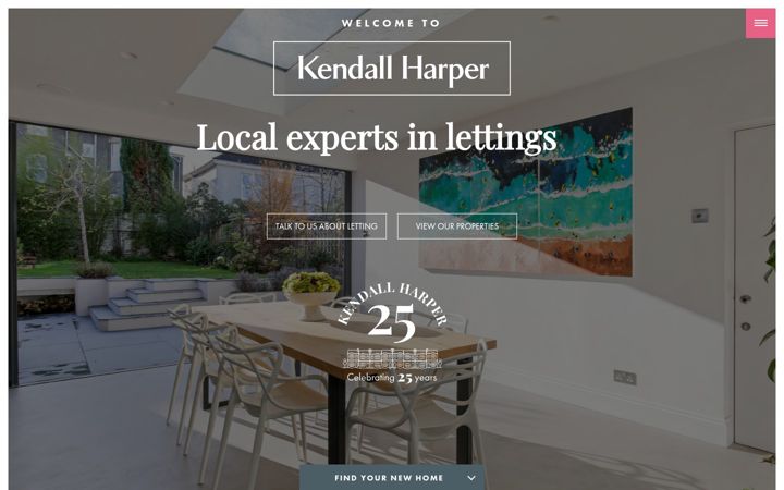 Screenshot of kendallharper.com