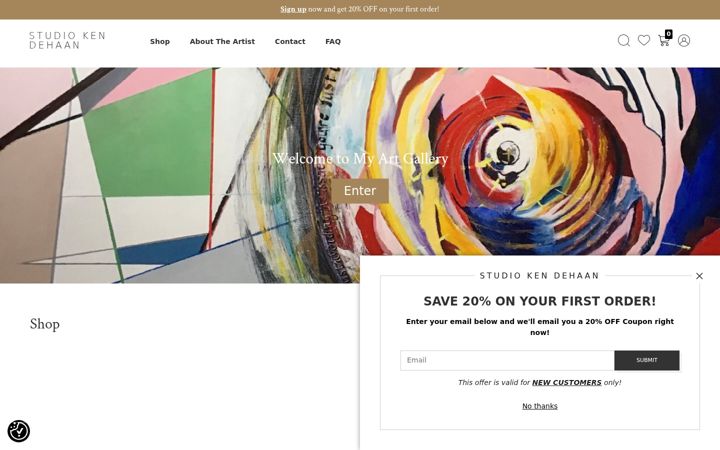 Screenshot of kendehaan.com