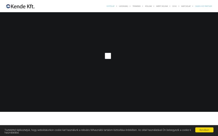 Screenshot of kendekft.hu