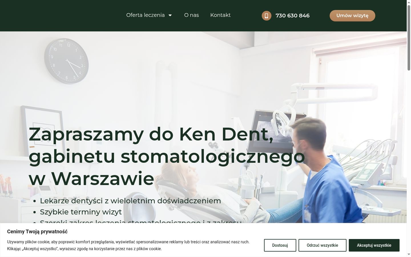 Sutikimo reklamjuostės, rodytos prieš bet kokią sąveiką, ekrano kopija