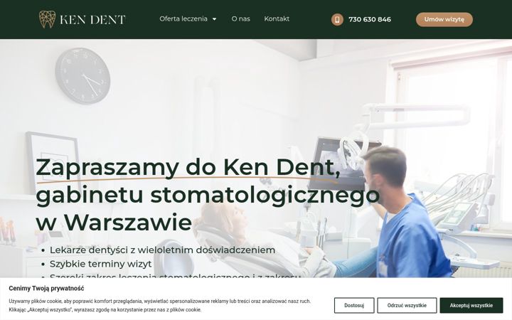 Screenshot of kendent.pl