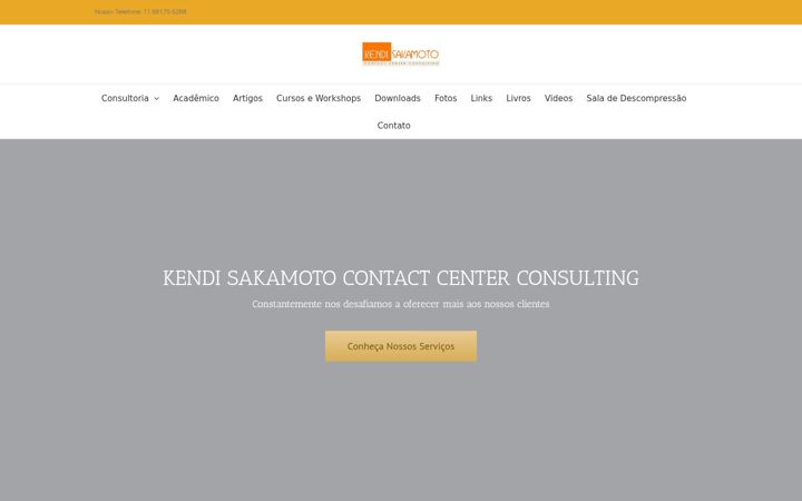 Screenshot of kendisakamoto.com.br