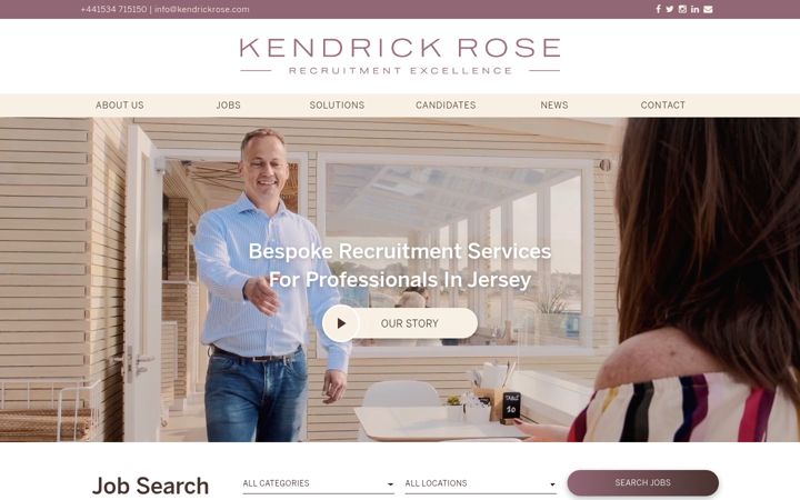 Screenshot of kendrickrose.com