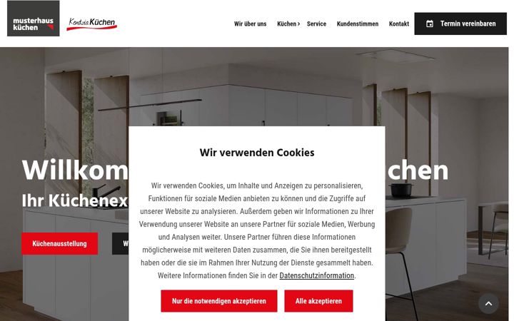 Screenshot of kendzia-kuechen.de