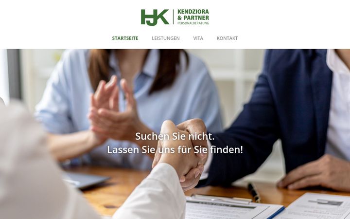 Screenshot of kendziora-partner.de