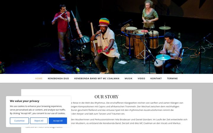 Screenshot of kenebonda.at