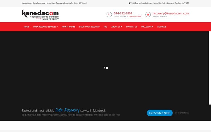 Screenshot of kenedacom.com