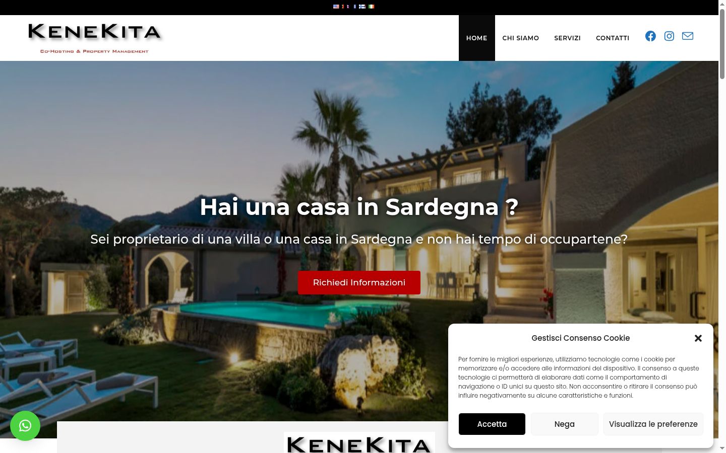 Screenshot tal-banner tal-kunsens muri qabel kwalunkwe interazzjoni