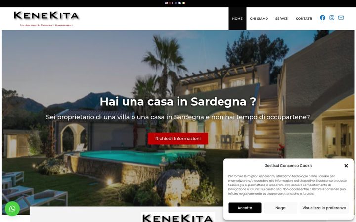 Screenshot of kenekita.it