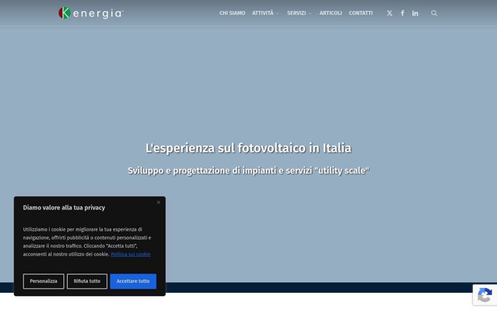 Screenshot of kenergia.it