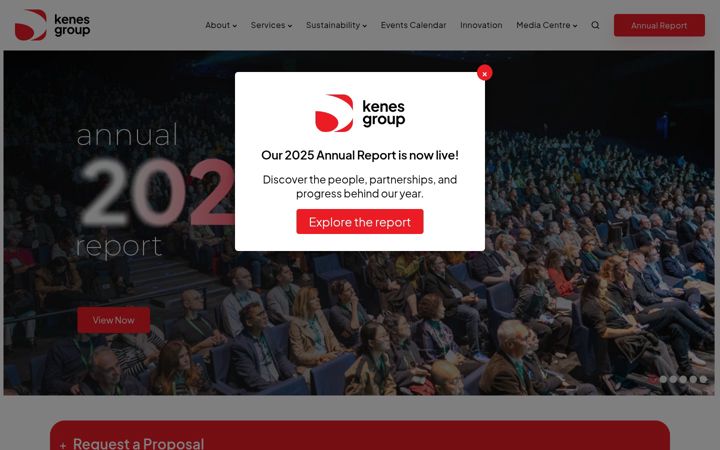 Screenshot of kenes-group.com