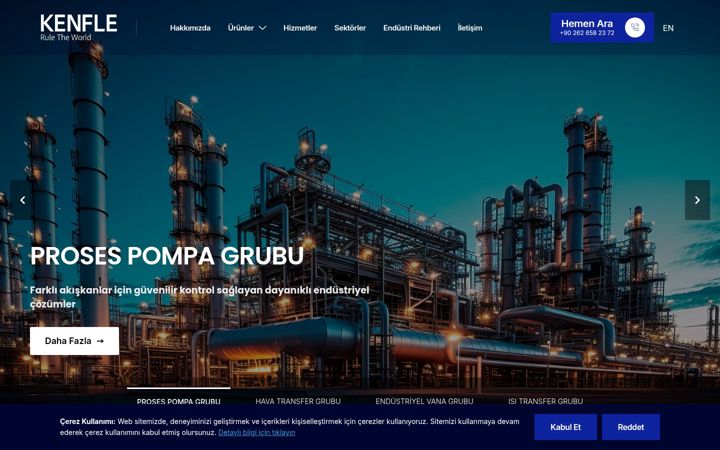 Screenshot of kenfle.com