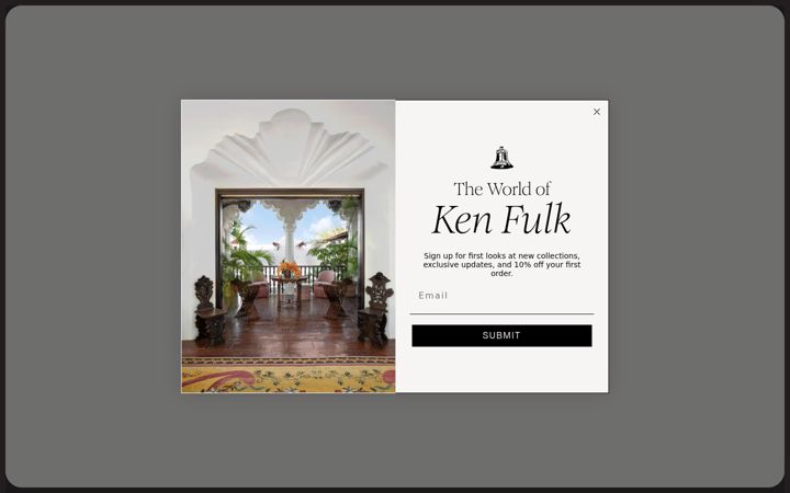 Screenshot of kenfulk.com