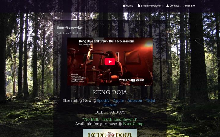 Screenshot of kengdoja.com