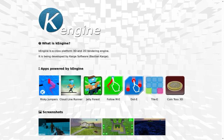 Screenshot of kengine.eu