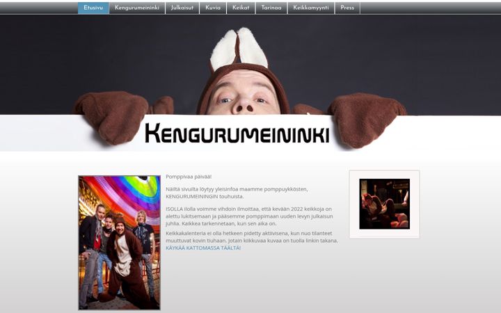 Screenshot of kengurumeininki.fi
