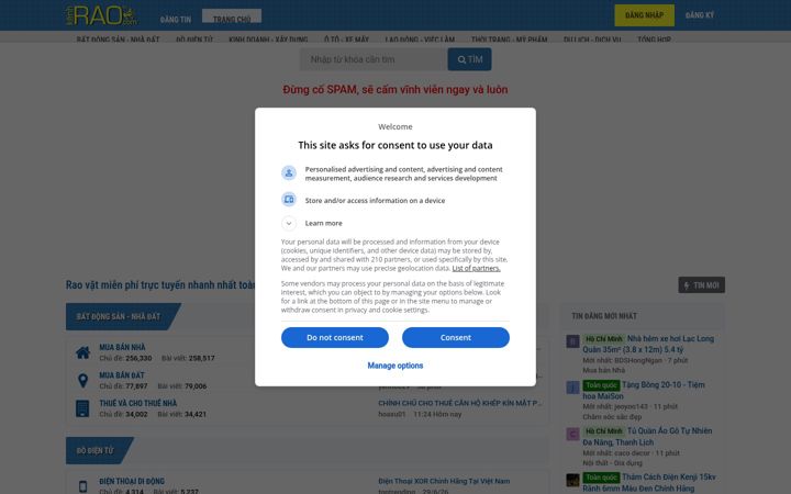 Screenshot of kenhrao.com