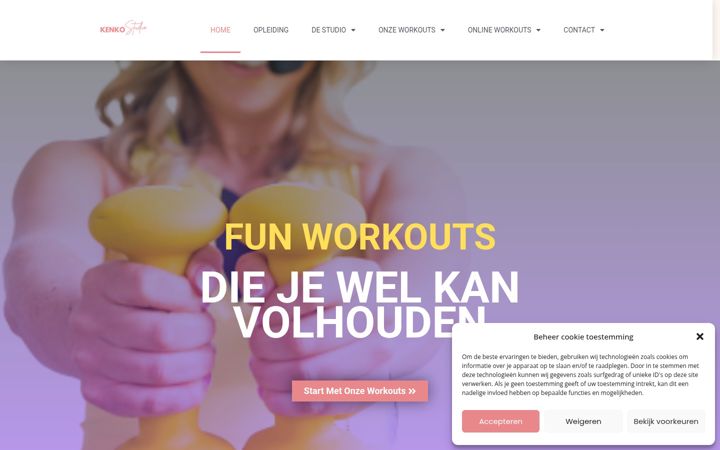 Screenshot of kenkostudio.be