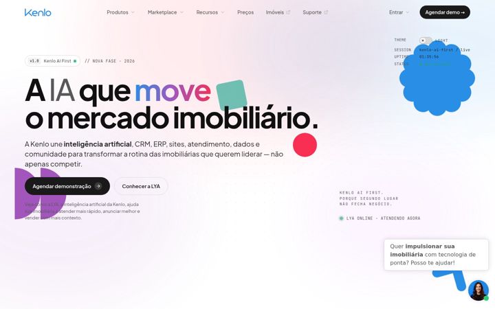 Screenshot of kenlo.com.br