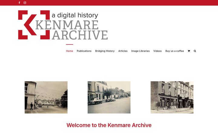 Screenshot of kenmarearchive.com