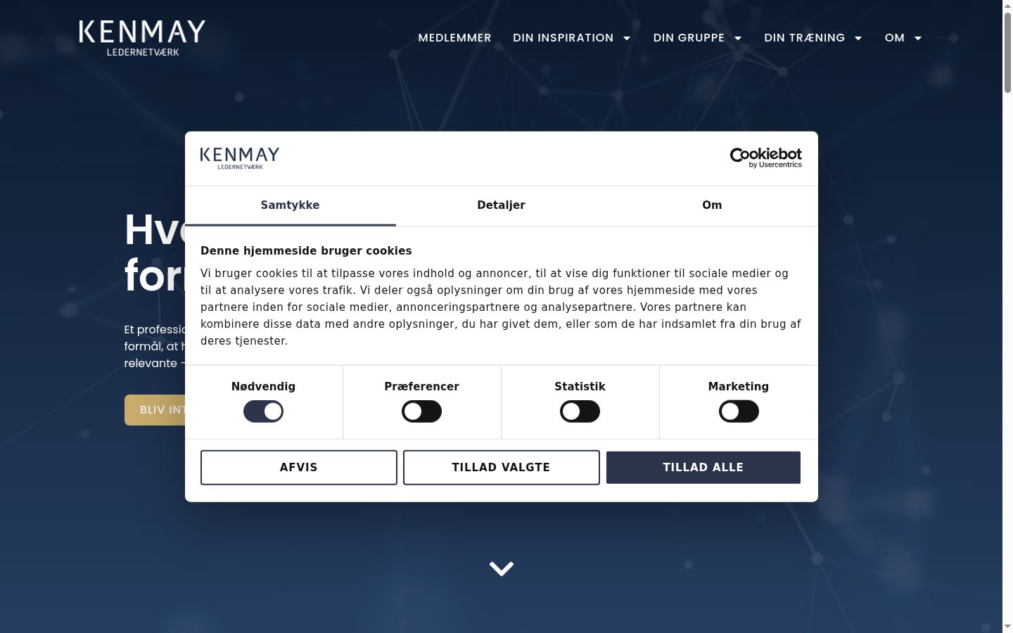 Zrzut ekranu banera zgody wyświetlanego przed jakąkolwiek interakcją
