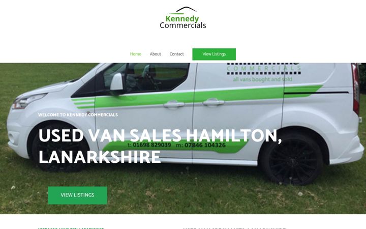 Screenshot of kennedycommercials.co.uk