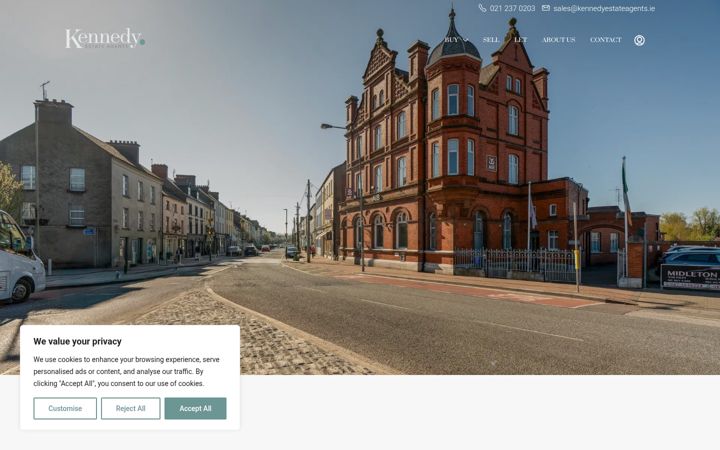 Screenshot of kennedyestateagents.ie